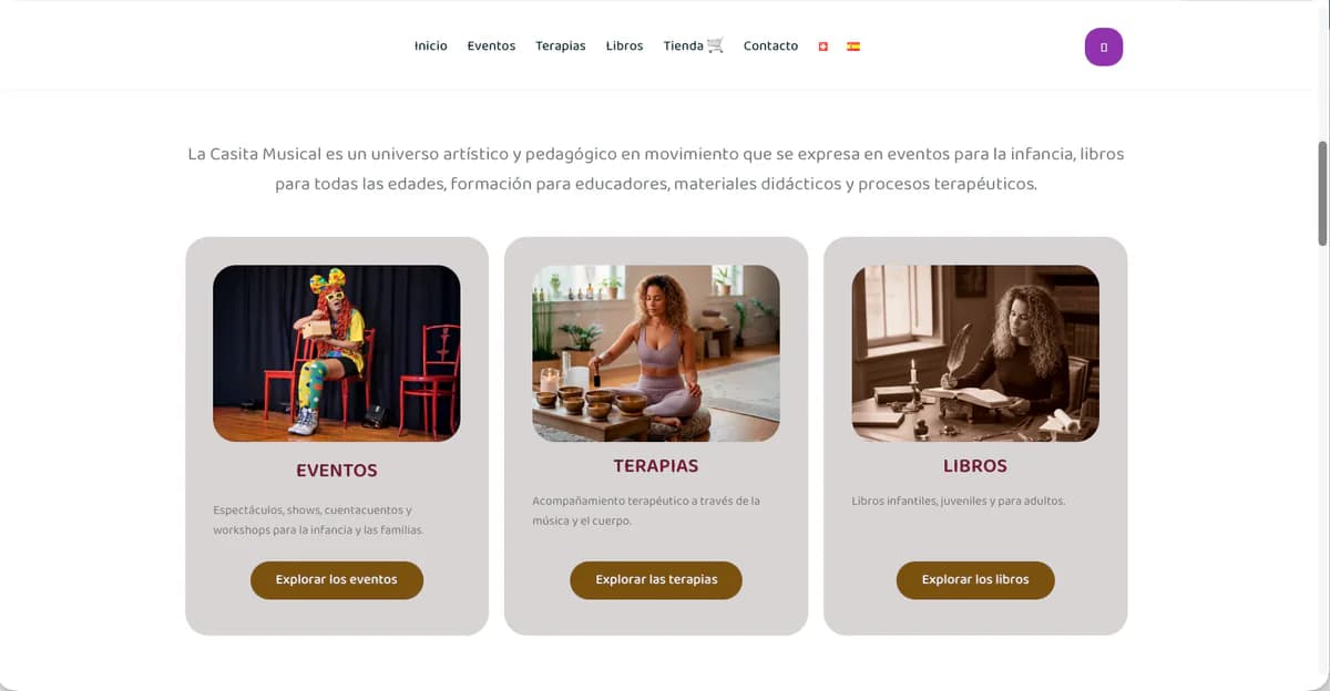 Startseite de La Casita Musical