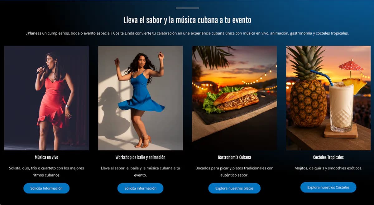 Startseite von Cosita Linda